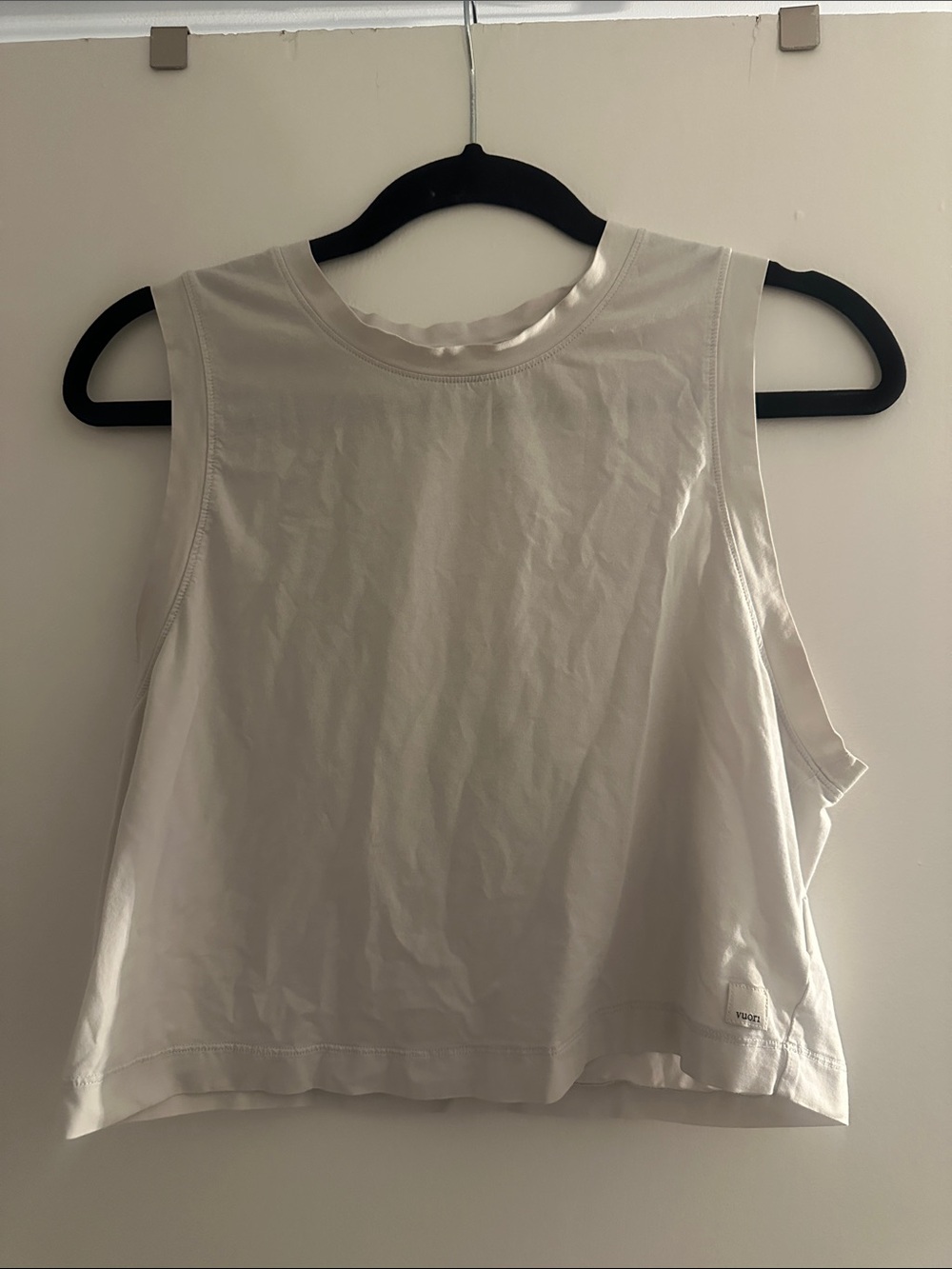 Vuori Cream Tank feather Top
